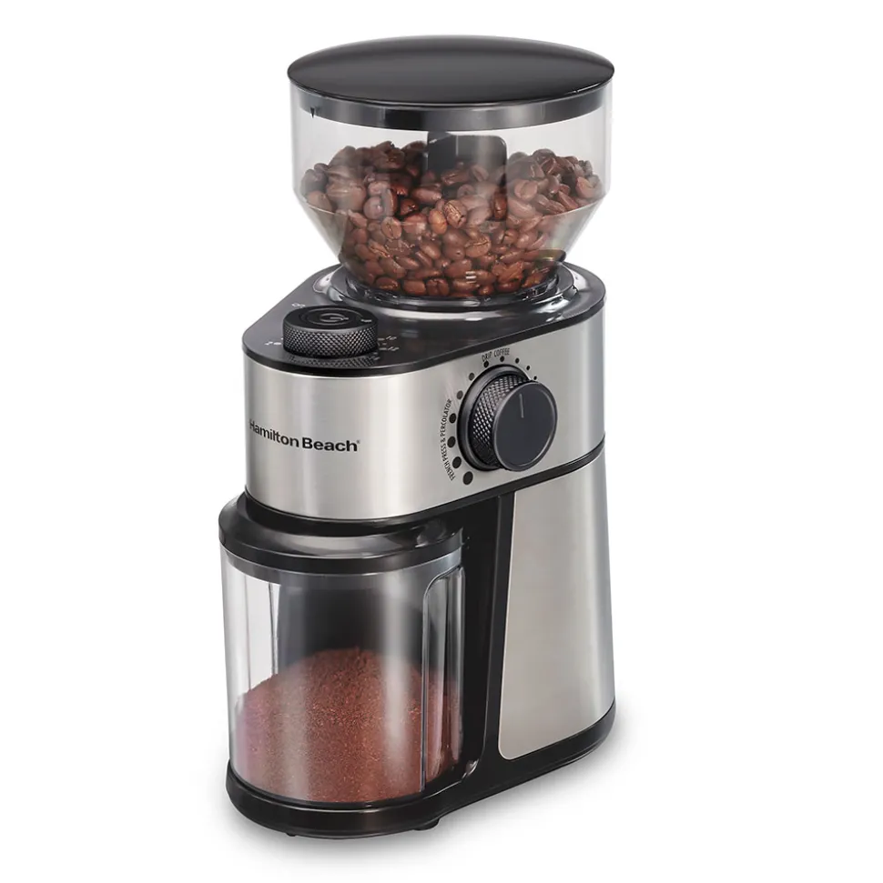 2-14 Cup Burr Coffee Grinder with 18 Grind Settings