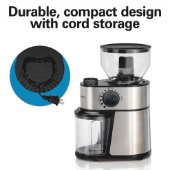 2-14 Cup Burr Coffee Grinder with 18 Grind Settings