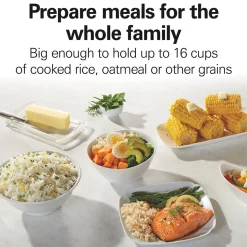 16 Cup Capacity (Cooked) Rice Cooker & Food Steamer