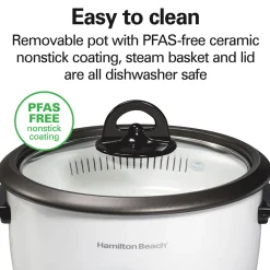 16 Cup Capacity (Cooked) Rice Cooker & Food Steamer