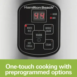 8 Cup Capacity (Cooked) Rice Cooker & Food Steamer