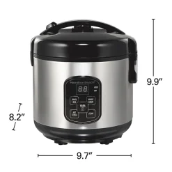 8 Cup Capacity (Cooked) Rice Cooker & Food Steamer