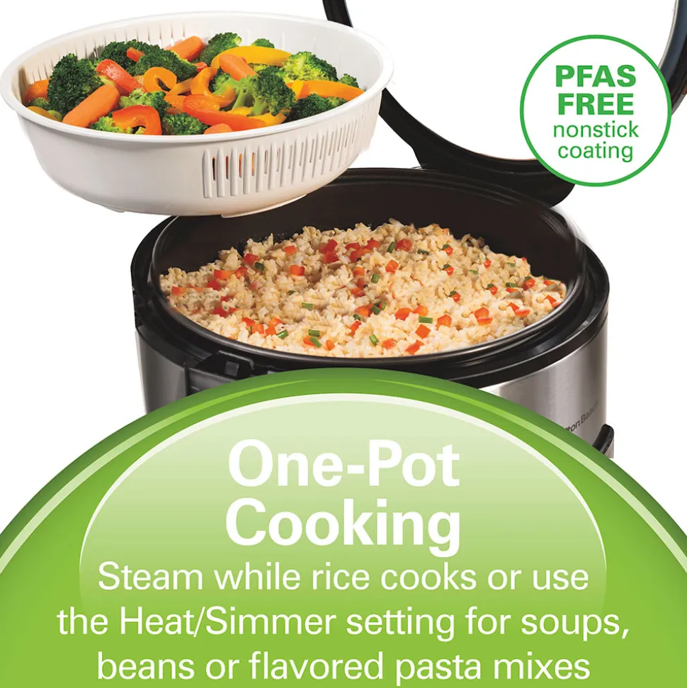 2-14 Cup Capacity (Cooked) Rice/Hot Cereal Cooker