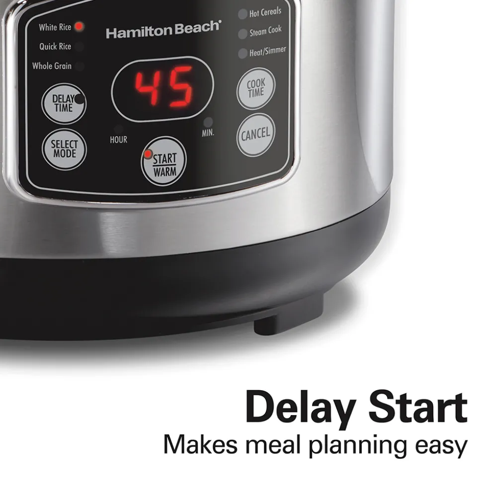 2-14 Cup Capacity (Cooked) Rice/Hot Cereal Cooker