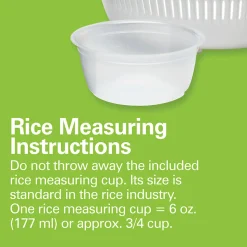 2-14 Cup Capacity (Cooked) Rice/Hot Cereal Cooker