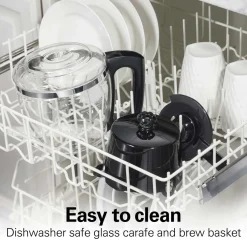 12 Cup Coffee Maker with Stainless Steel Accents