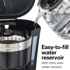 12 Cup Coffee Maker with Stainless Steel Accents