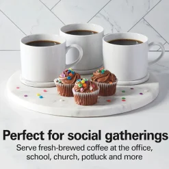 40 Cup Coffee Urn, Black & Stainless