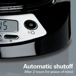 12 Cup Programmable Coffee Maker with 3 Settings