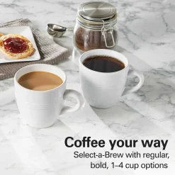 12 Cup Programmable Coffee Maker with 3 Settings