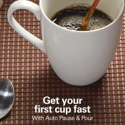 12 Cup Programmable Coffee Maker with 3 Settings