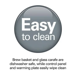 12 Cup Programmable Coffee Maker for Cone Filters