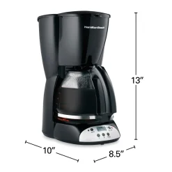 12 Cup Programmable Coffee Maker for Cone Filters