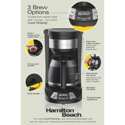 12 Cup Programmable Coffee Maker