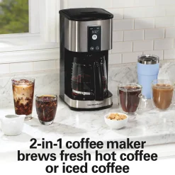 12 Cup Programmable Hot & Iced Coffee Maker