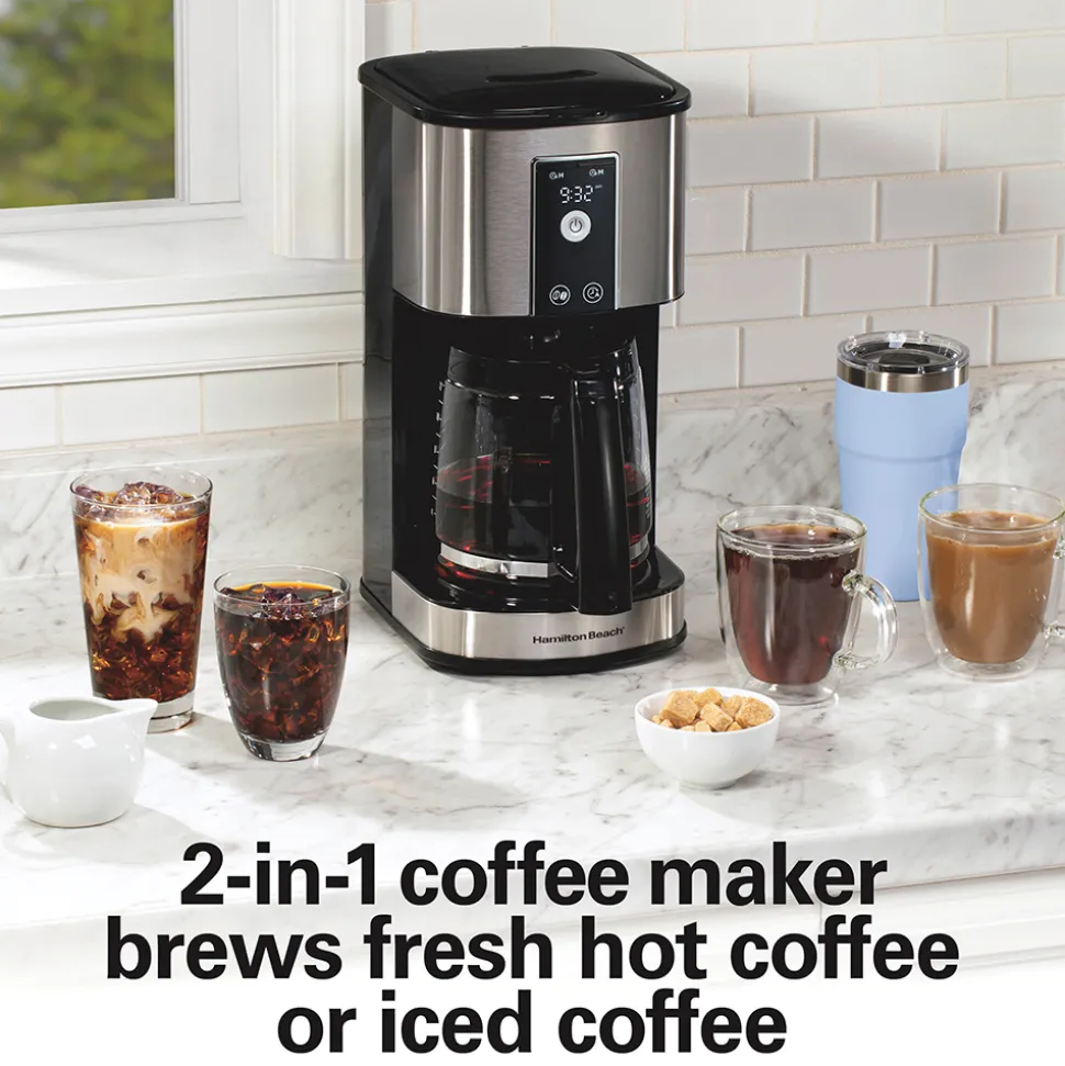 12 Cup Programmable Hot & Iced Coffee Maker