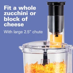 10 Cup Spiralizing Food Processor, Silver