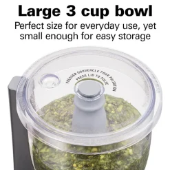 3 Cup Stack & Press™ Food Chopper