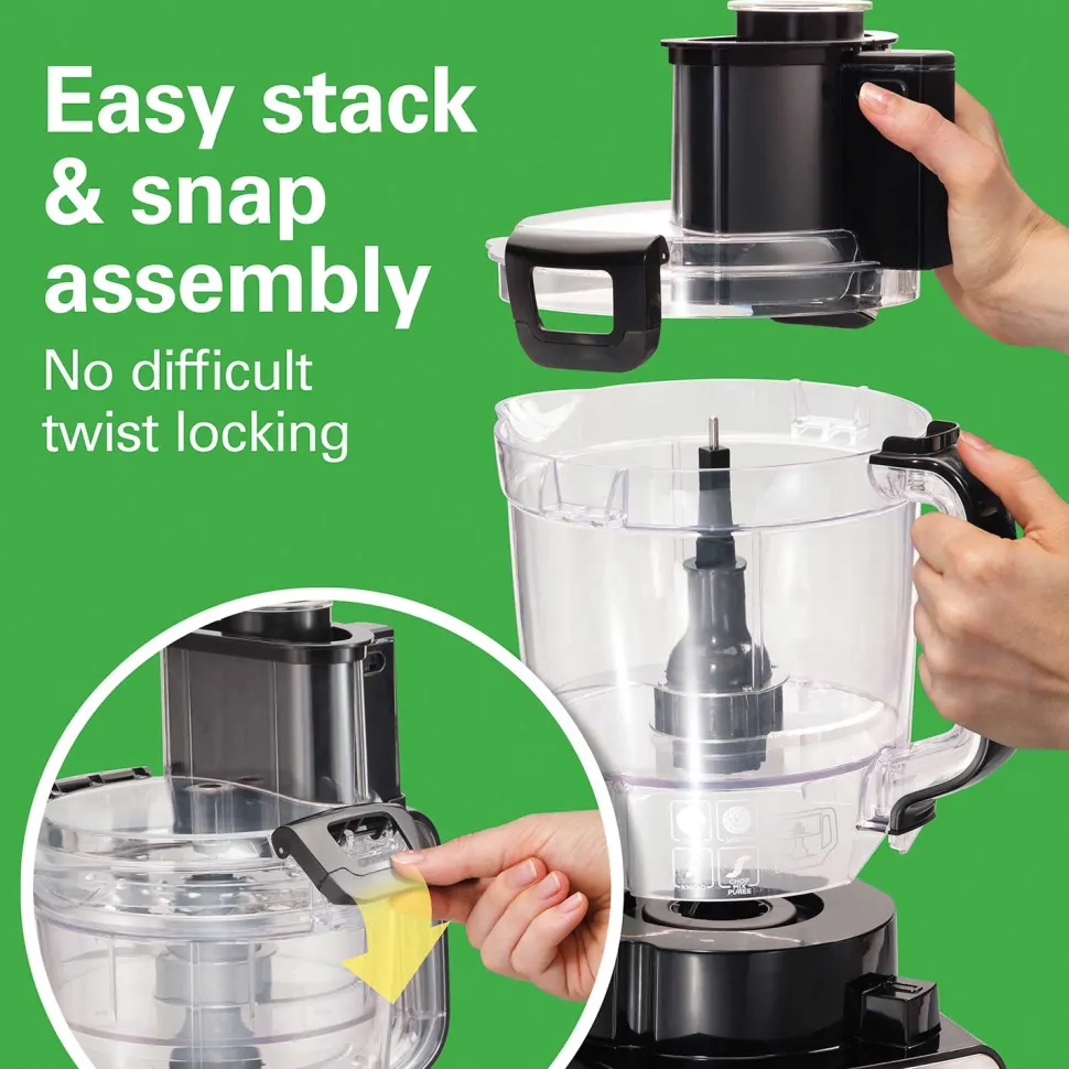 14 Cup Stack & Snap™ Duo Food Processor