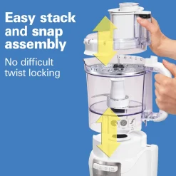 12 Cup Stack & Snap™ Food Processor