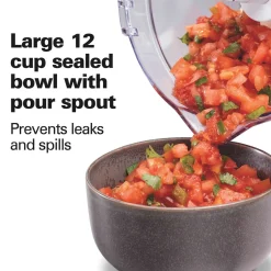 12 Cup Stack & Snap™ Food Processor