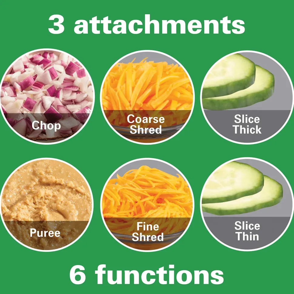 12 Cup Stack & Snap™ Food Processor