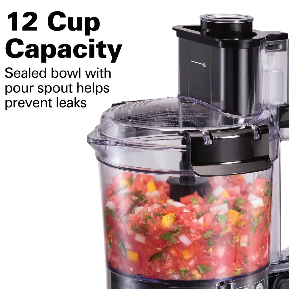 12 Cup Stack & Snap™ Food Processor
