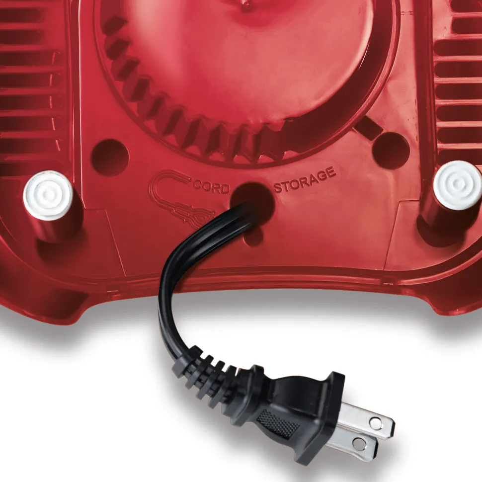 12 Function Blender & Chopper with 40oz Glass Jar, 700W Red