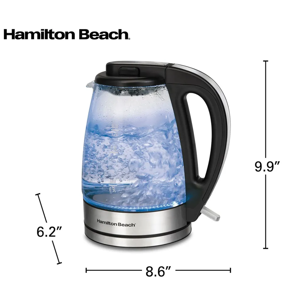 1.7 Liter Glass Kettle