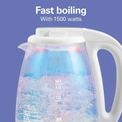 1.7 Liter Iridescent Glass Kettle