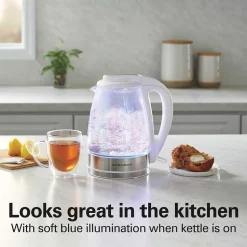 1.7 Liter Iridescent Glass Kettle