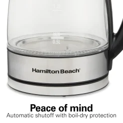 1.7 Liter Variable Temperature Glass Kettle