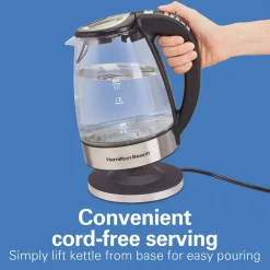 1.7 Liter Variable Temperature Glass Kettle