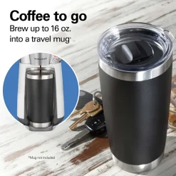 16 Oz. Convenient Craft Rapid Cold Brew and Hot Coffee Maker, White