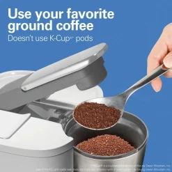 16 Oz. Convenient Craft Rapid Cold Brew and Hot Coffee Maker, White