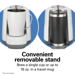 16 Oz. Convenient Craft Rapid Cold Brew and Hot Coffee Maker, White