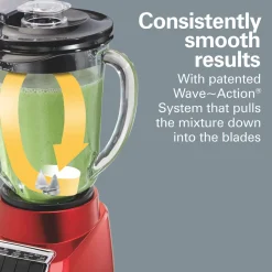 48 oz. Wave-Action® Blender, Red