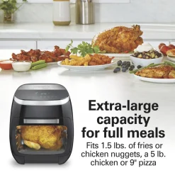 11.6 Qt. / 11 Liter Digital Air Fryer Oven with Rotisserie