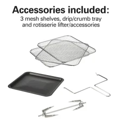 11.6 Qt. / 11 Liter Digital Air Fryer Oven with Rotisserie