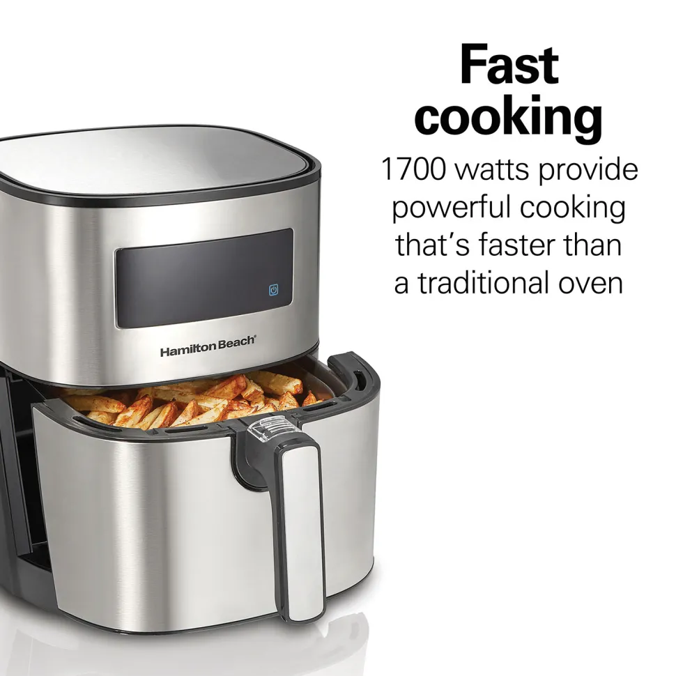 5.8 Quart/5.5 Liter Digital Air Fryer with Nonstick Basket