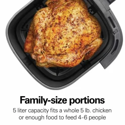 5.8 Quart/5.5 Liter Digital Air Fryer with Nonstick Basket