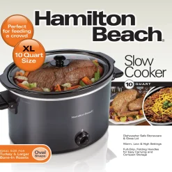 10 Quart Oval Slow Cooker