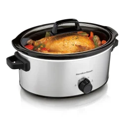 6 Quart Oval Slow Cooker