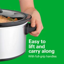 6 Quart Oval Slow Cooker