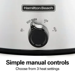 6 Quart Oval Slow Cooker