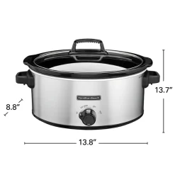 6 Quart Oval Slow Cooker