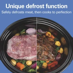 6 Quart Programmable Defrost Slow Cooker