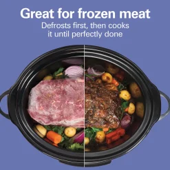 6 Quart Programmable Defrost Slow Cooker