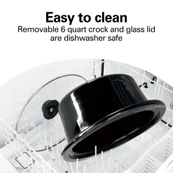 6 Quart Programmable Defrost Slow Cooker