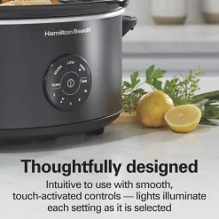 6 Quart Programmable Slow Cooker